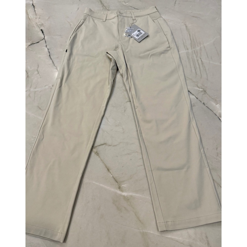 BYLT Everyday Pant 2.0 Oat Classic Fit Mens Size 30 Stretch Chino Trousers NEW